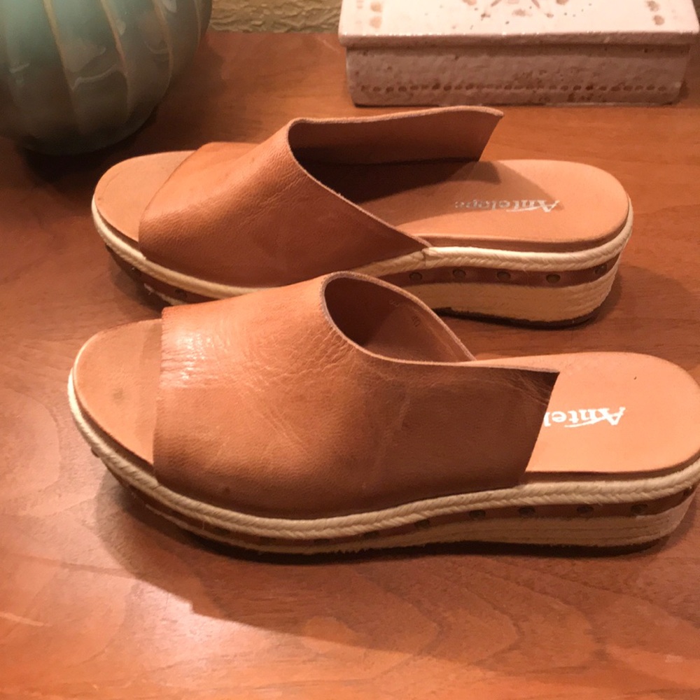 Antelope brand camel color slide wedge